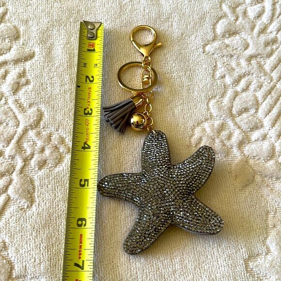 Starfish Purse Charm or Keychain - Picture 3 of 4